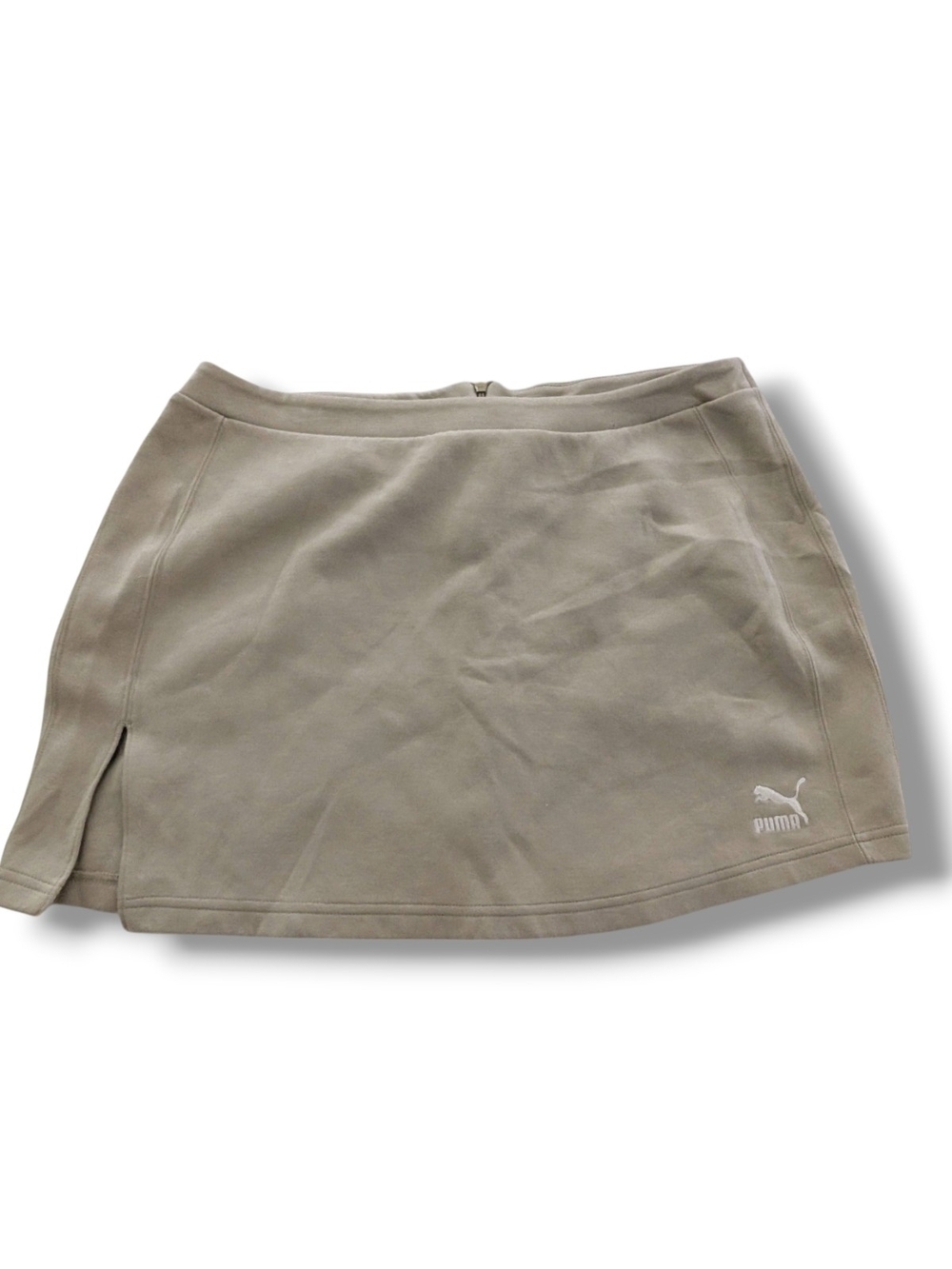 NWOT Puma Classics Khaki Athletic Skort with Side Slit, Xl